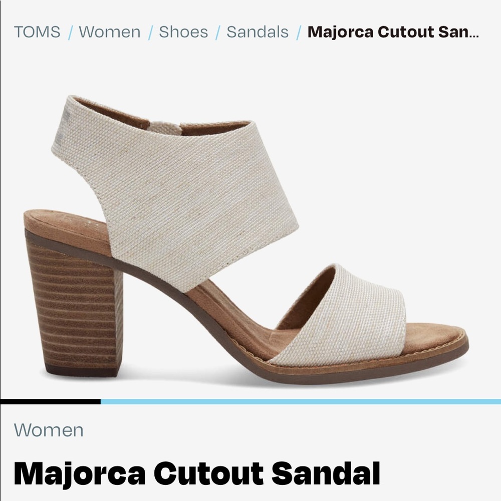 TOMS Majorca Cutout Sandals